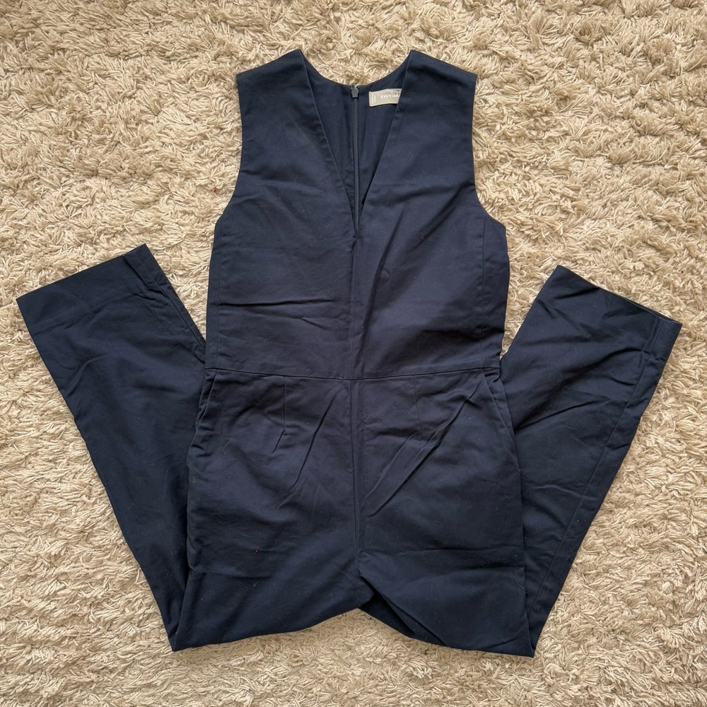 Everlane Structured Cotton Jumpsuit - Picture 4 of 9